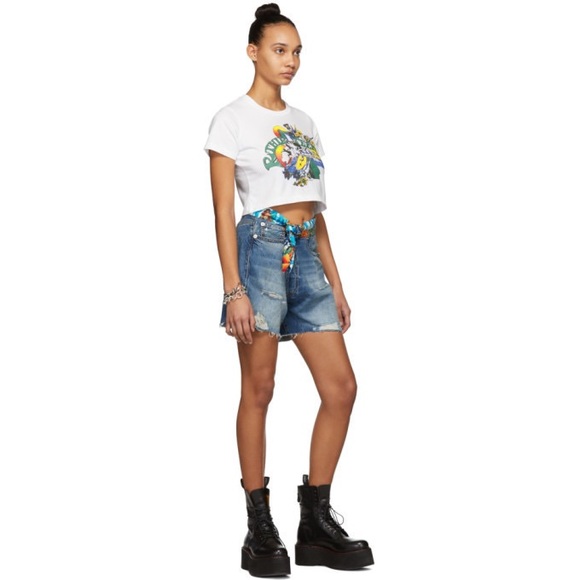 R13 Tie Waist Cross over Short. Size 27 - Picture 2 of 12